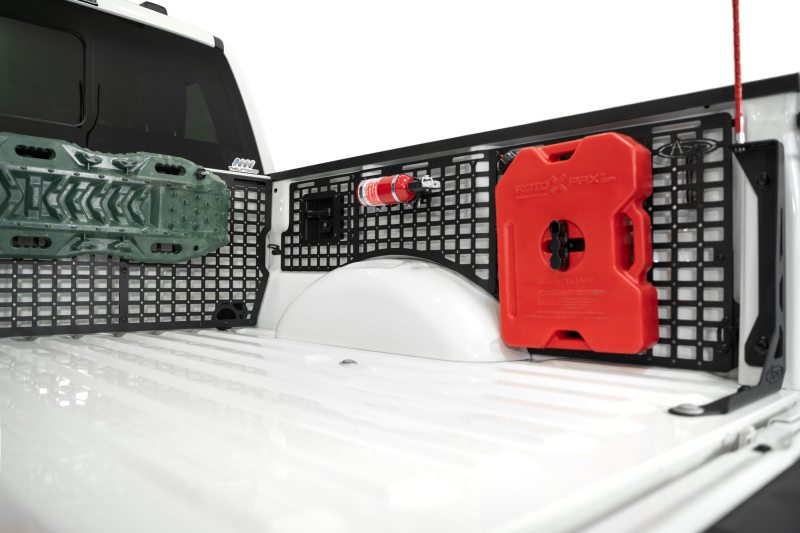 Ford F-150 Bed Side Molle Panels - Driver Front - Addictive Desert Designs - Hammer Black - `21-`25
